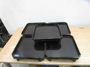 N251* with legs serving tray . serving tray 5 customer set old .. delivery goods * antique goods 