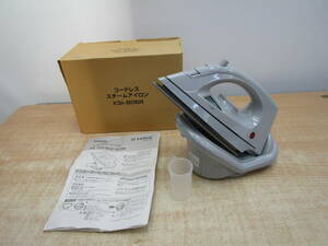 N712*KANSAI cordless steam iron Kansai KSI-805R owner manual attaching .* operation secondhand goods 