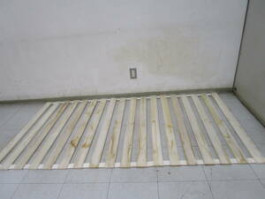 N743* платформа из деревянных планок сворачивающийся кровать с решетчатым основанием одиночный размер влажность snoko коврик складной предотвращение скольжения есть * б/у товар 