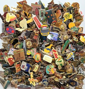  France miscellaneous goods * pin z pin badge large amount 300 piece set *MJA2215