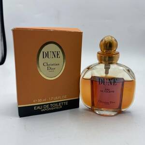 #14602　クリスチャン ディオール Christian Dior デューン DUNE オードトワレ EDT 香水 50ml　現状品　残量6-7割