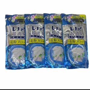 レノア　花粉ブロック　超消臭1WEEK 400ml 4個セット　数量限定