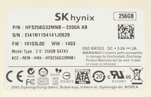 SKhynix 2.5インチ SSD HFS256G32MNB 256GB SATA 6Gb/s 7mm_画像5