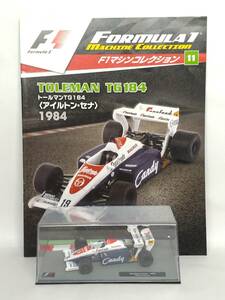 *11 DeA der Goss чай 2 . еженедельный F1 механизм коллекция No.11to Roo man TG184 TOLEMAN TG184 Ayrton Senna( i-ll тонн * Senna )1984