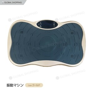 振動マシン ダイエット器具 筋トレ フィットネスマシン 振動マシーン トレーニング エクササイズ 筋トレ 脂肪燃焼 ダイエット ゴールド