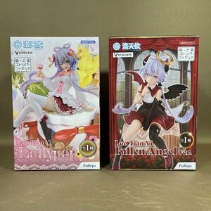 XA712●未開封新品【 フリュー 洛天依 ぬーどるストッパーフィギュア 2種セット 】Lollypop ver. / Fallen Angel ver.