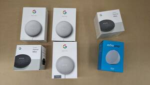 ◎D236/ジャンク!! 動作未確認 スマートスピーカー まとめ処分 /GoogleHomeMini、NestMini、alexa echo pop