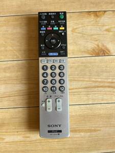 完動品 アルコール消毒 SONY 純正 リモコン「RM-JD010」 KDL-20J3000、KDL-26J3000、KDL-32J3000、KDL-40J3000用