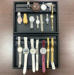 #1841 ジャンク時計 大量おまとめ16点 SEIKO CASIO D&G GUCCI メンズ レディース