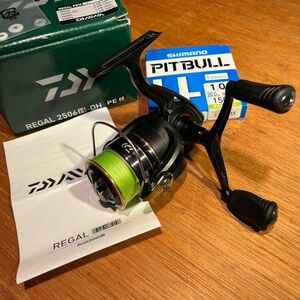 DAIWA REGAL 2506HーDH ＋ PITBULL 1.0号 100m SHIMANO