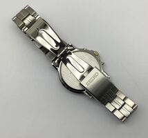 稼働品 SEIKO セイコー 7B52-0AG0 スピリット コンビカラー デイトレンズ 電波ソーラー 白文字盤 メンズ腕時計 ケース付_画像6