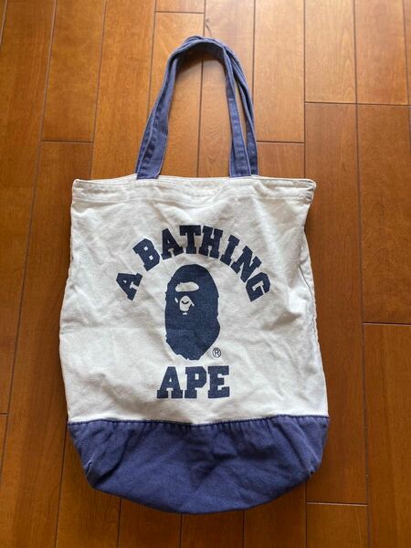 訳あり A BATHING APE トートバック エイプ