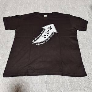 未使用 Tシャツ Mサイズ 2014 stage arts higashi high school ロゴ ブラウン 濃茶色 東高校