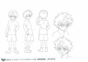 55枚　HUNTER×HUNTER ハンター×ハンター　設定資料集　【検索用】アニメスタッフ用設定　SETTEI セル画