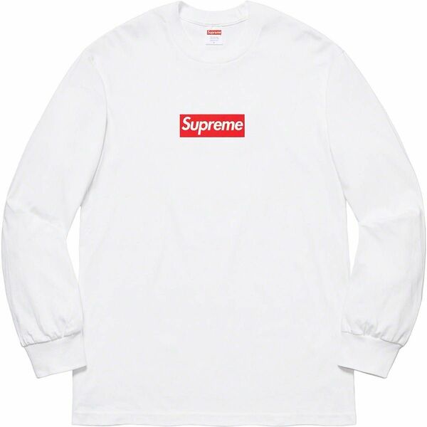 シュプリーム Box Logo ロンT ボックスロゴ Tee 長袖 ホワイト White