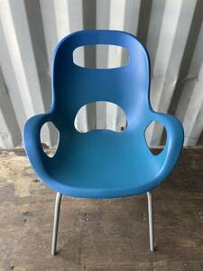 中古品☆umbra OH CHAIR(オーチェア カラー) ブルー 椅子 ヤマト家財便C 手渡し可能