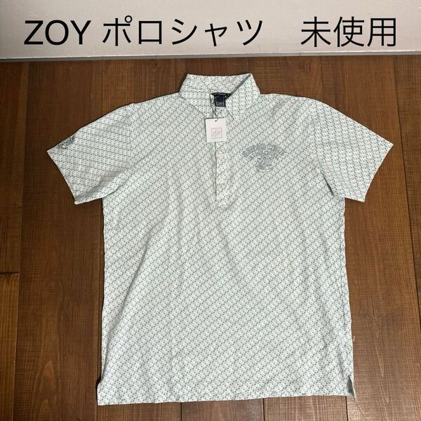 未使用　ZOY ゾーイ　ポロシャツ　2 ストレッチ　グリーン　送料無料　