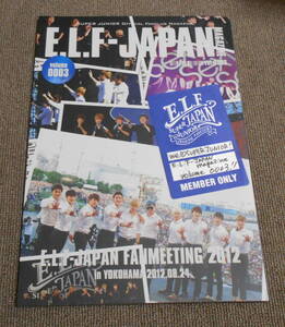  prompt decision *SUPER JUNIOR OFFICIAL MAGAZINE E.L.F-JAPAN Vol.3* fan club bulletin beautiful goods click post shipping possible 