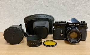 【Konica コニカ フィルムカメラ レンズセット HEXANON】52ｍｍＦ1.8 F=52mm ARマウント FS ブラック 52mm F1.4 4344048 / S65-303