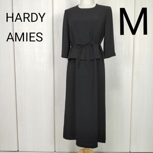 HARDY AMIES 喪服 ブラックフォーマル ワンピース フォーマル 9号 Mサイズ