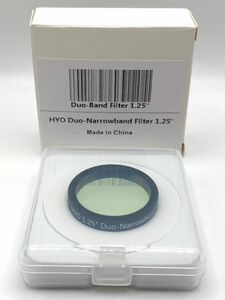 HYO Duo-Narrowband 1.25” 31.7mm フィルター （ZWO Duo Band フィルター同等品）