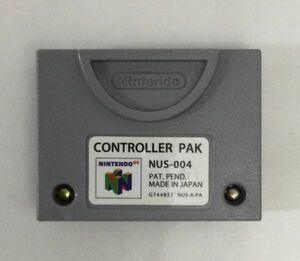 N64 24-009 nintendo Nintendo 64 N64 controller pack NUS-004 original memory accessory parts retro game 