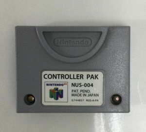 N64 24-010 nintendo Nintendo 64 N64 controller pack NUS-004 original memory accessory parts retro game 