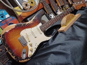 ◎Vintage Reproduction Ultimate Relic Custom Vintage 3 Sunburst Stratocaster レリック ＆ エイジド VintageCapa VintageWier◎