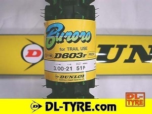 [フロント] DUNLOP 新品 D603 3.00-21 [KDX250R KDX220R KMX200 KLX250R]