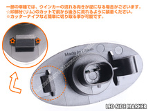 送料込 スズキ③ シーケンシャル 流れる ウインカー LED サイドマーカー スモーク レンズ エブリイ ワゴン DA64W バン DA64V エブリィ_画像6