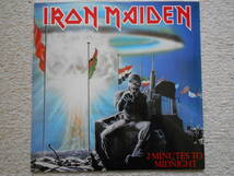 12inch UK ORIG! IRON MAIDEN/2 MINUTES TO MIDNIGHT☆12 EMI 5489★両面マト１ STERLING刻印_画像1