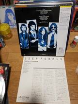 Deep Purple ディープ　パープル　LP ポスター付き　パーフェクト　ストレンジャーズ_画像3