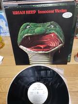 URIAH HEEP ユーライア　ヒープ　LP国内盤　盤キズ無し　見本盤　罪なきいけにえ　まとめ買いがお得に_画像1