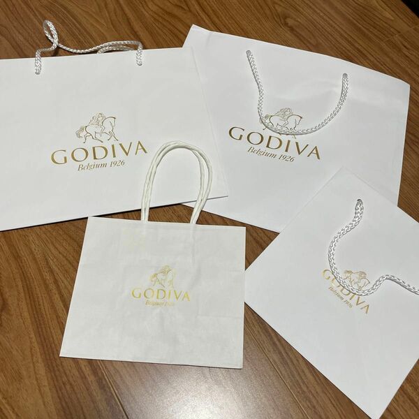 GODIVA ゴディバ　紙袋　まとめて　まとめ売り　ショッパー　ショップ袋　