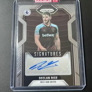 2021 Panini Prizm Premier League Signatures DECLAN RICE WESTHAM arsenal auto