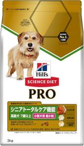 3キログラム (x 1) Science Diet ヒルズ サイエンス・ダイエット〈プロ〉 ドッグフード シニア トータルケア機能