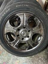 215/55R17 ENKEI SPORSH DESIGNATO 17X7J オフセット25 6H/139,7 4本セット！ハイエース_画像4