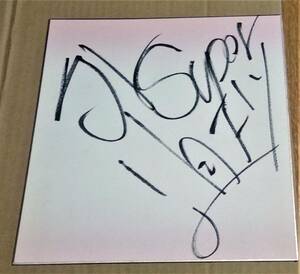  New Japan Professional Wrestling out road autograph autograph square fancy cardboard 