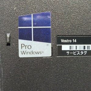 【現状品】管1B74 DELL VOSTRO 14-3468 CPU core i5-7200U Bios起動OK HDD無し、HDDマウント有り、メモリー4GB、バッテリー有り の画像10