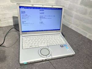 【現状品】管1B158 Panasonic Let's note CF-SX1 CF-SX1GEPDR CPU core i5-2540M Bios起動OK HDD無し、メモリー4GB、バッテリー有り