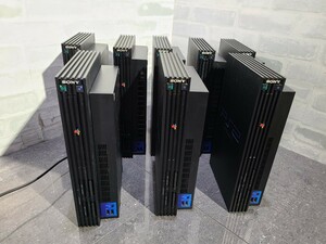 【ジャンク品】管1B173 SONY Playstation2 プレイステーション2本体 SCPH-10000/50000(×3)/15000(×2)/30000(×2)　通電OK 8台セット