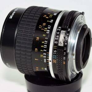Ai -S Micro Nikkor 55mm F2.8S マニアルフォーカス 一眼レフカメラ用交換レンズ 明るい接写レンズ デジカメ使用でフルサイズの高級レンズの画像6