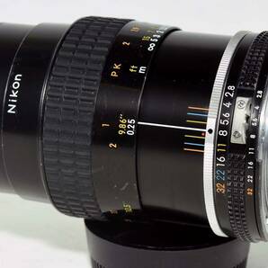 Ai -S Micro Nikkor 55mm F2.8S マニアルフォーカス 一眼レフカメラ用交換レンズ 明るい接写レンズ デジカメ使用でフルサイズの高級レンズの画像7