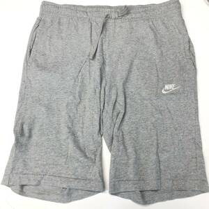 NIKE ナイキ スウェットハーフパンツ グレー メンズXLサイズ 804420