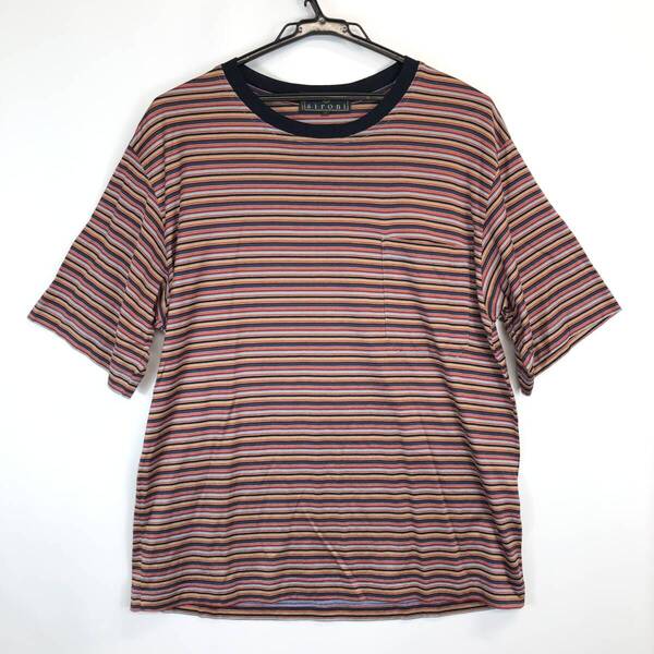イタリア製 sironi コットン 半袖ポケットTシャツ Lサイズ②