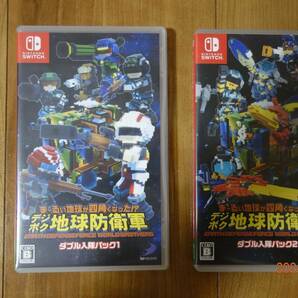 ★1円スタート・ゆうパケットポスト送料無料★ Nintendo SWITCH「ま～るい地球が四角くなった!? デジボク地球防衛軍 ダブル入隊パック」の画像2