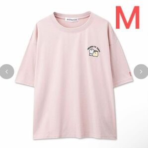 お文具といっしょ　しまむら　ピンク　刺繍　Tシャツ　M