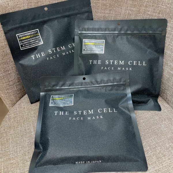 THE STEM CELL フェイスマスク 30枚入ブラック×3袋