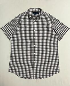 【裾ポニー】POLO by Ralph Lauren HERITAGE BD シャツ 大きめM L ポロ ラルフローレン 90s 00s ビンテージ チェック 半袖 ボタンダウン