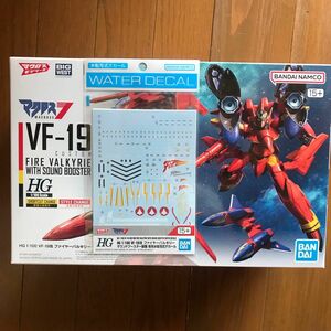 HG マクロス7 1/100 VF-19改 ファイヤーバルキリー サウンドブースター装備 専用水転写式デカール